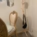 Wooden Stand Hanger with 4 Sections & 8 Hooks