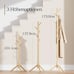Wooden Stand Hanger with 4 Sections & 8 Hooks