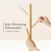 Wooden Stand Hanger with 4 Sections & 8 Hooks