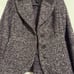 Mango Suit MNG Purple Tweed Wool Blend Cropped Textured Blazer Jacket Size 4 EUC