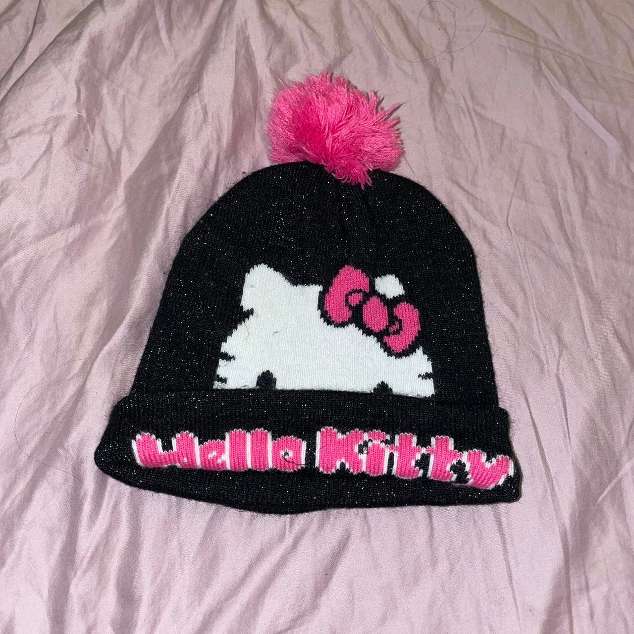 Sanrio Women's Black and Pink Hat