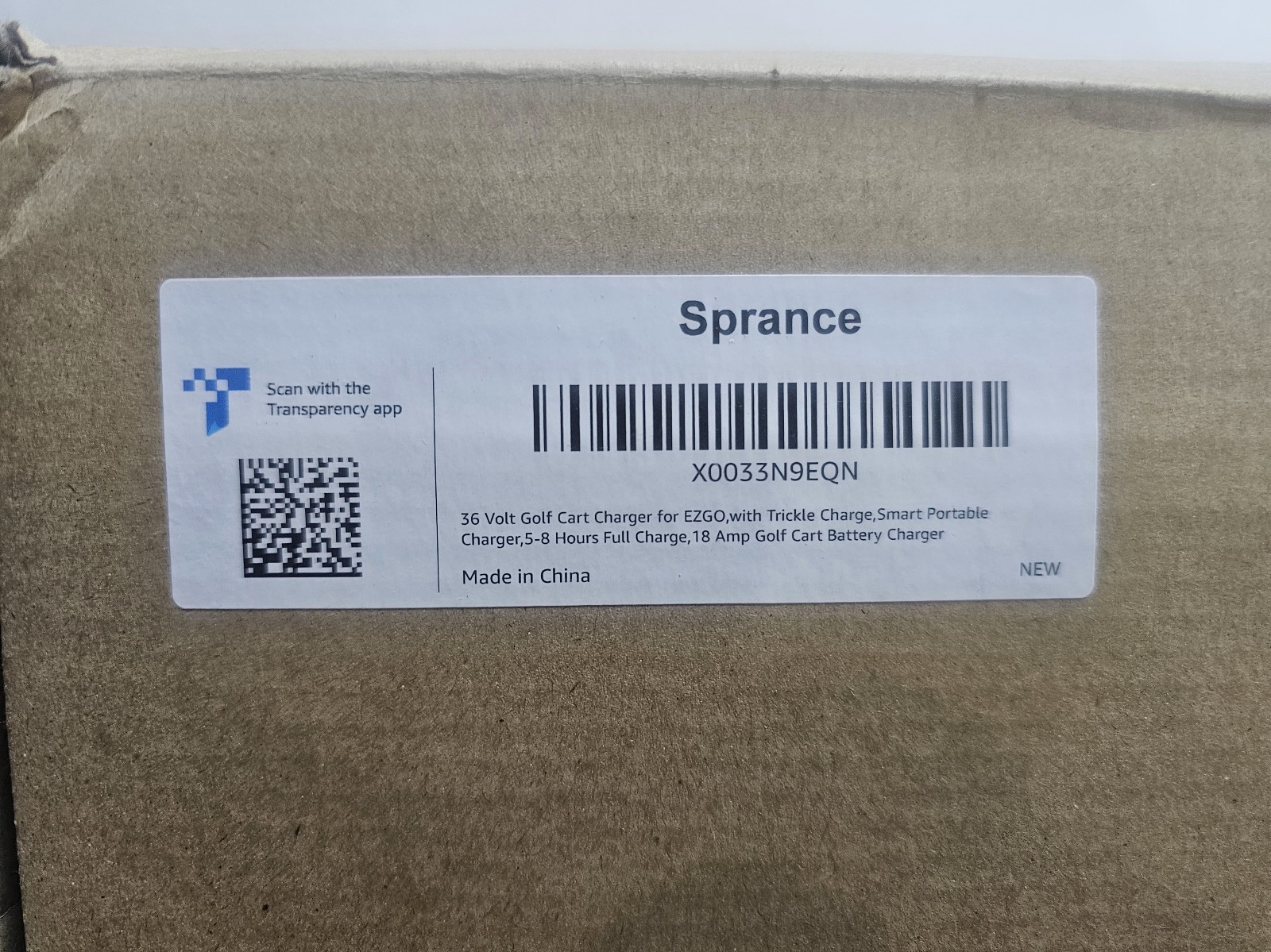 Sprance Electric Golf Cart Charger