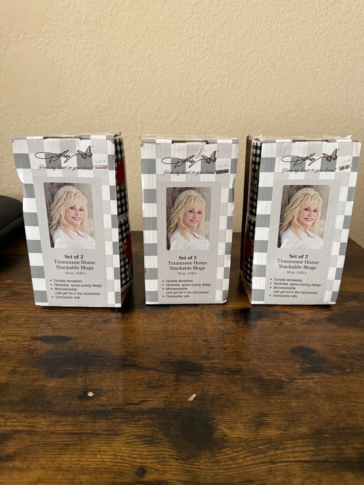 Dolly Parton Tennessee Home Stackable Mugs