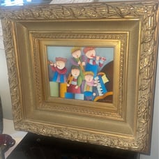 J. Roybal - “Children Musicians”Original Oil Painting