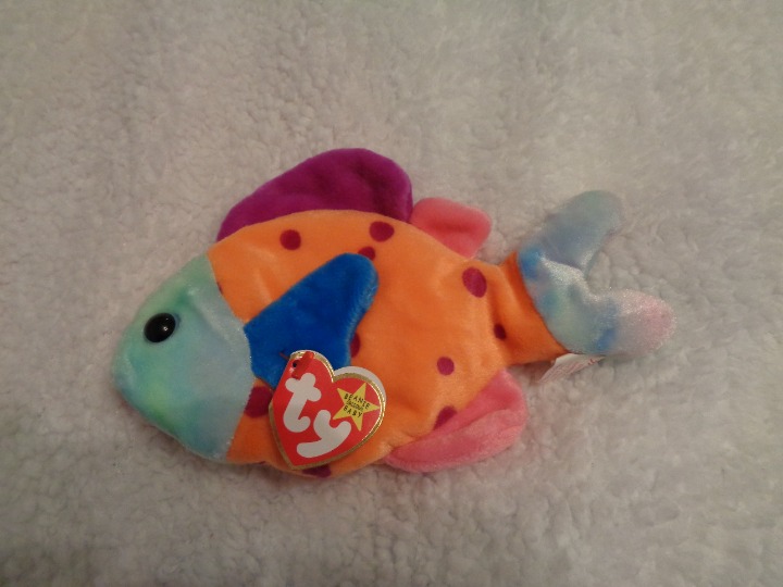 TY Beanie Babies Lips The Fish