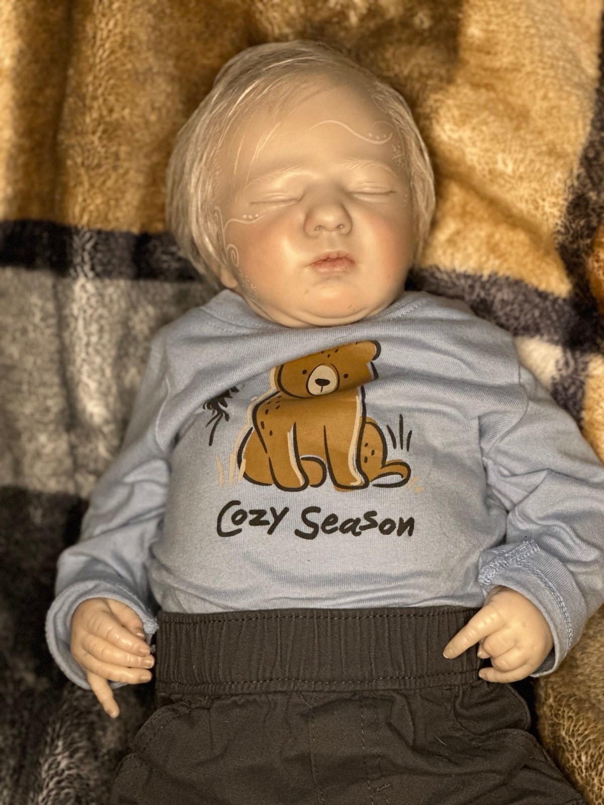 Reborn baby Jack Frost 4 lbs 7 ozs 20 inches long.