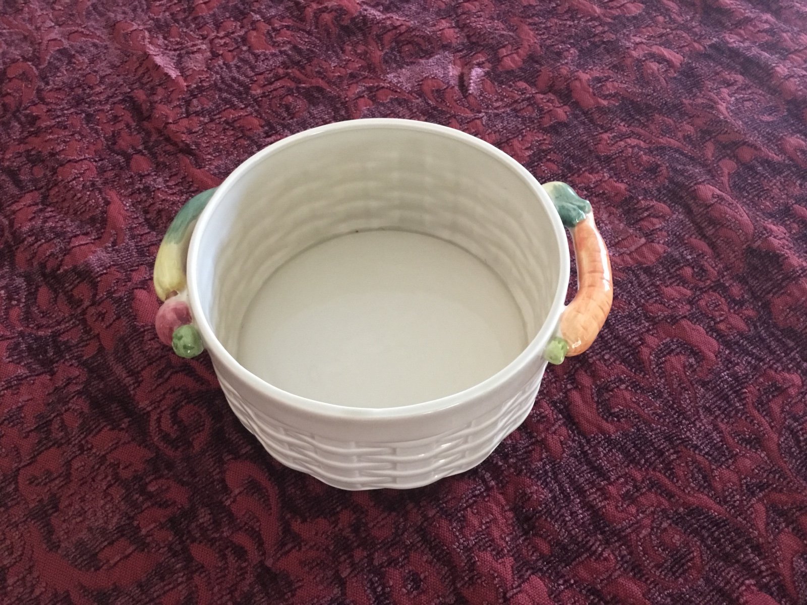 Vintage Fitz and Floyd Uncovered Casserole Dish