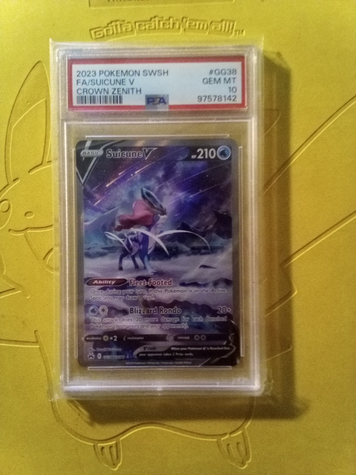 PSA 1O SUICUNE