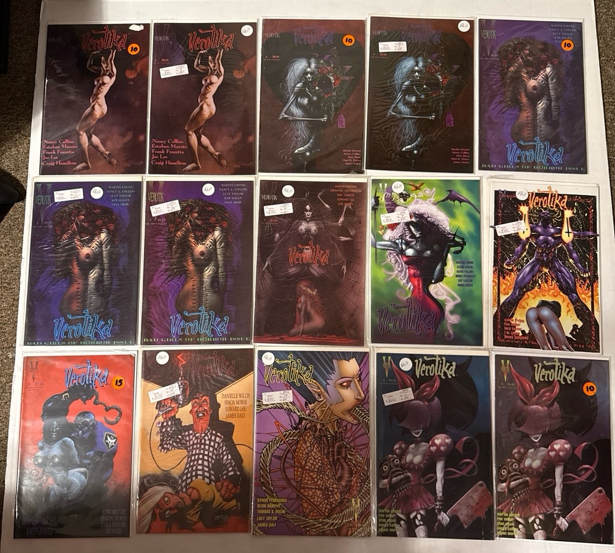 Verotika adult comic lot