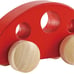 Mini Van Wooden Toddler Toy Vehicle in Red, L: 4.9, W: 2.5, H: 2.8 inch
