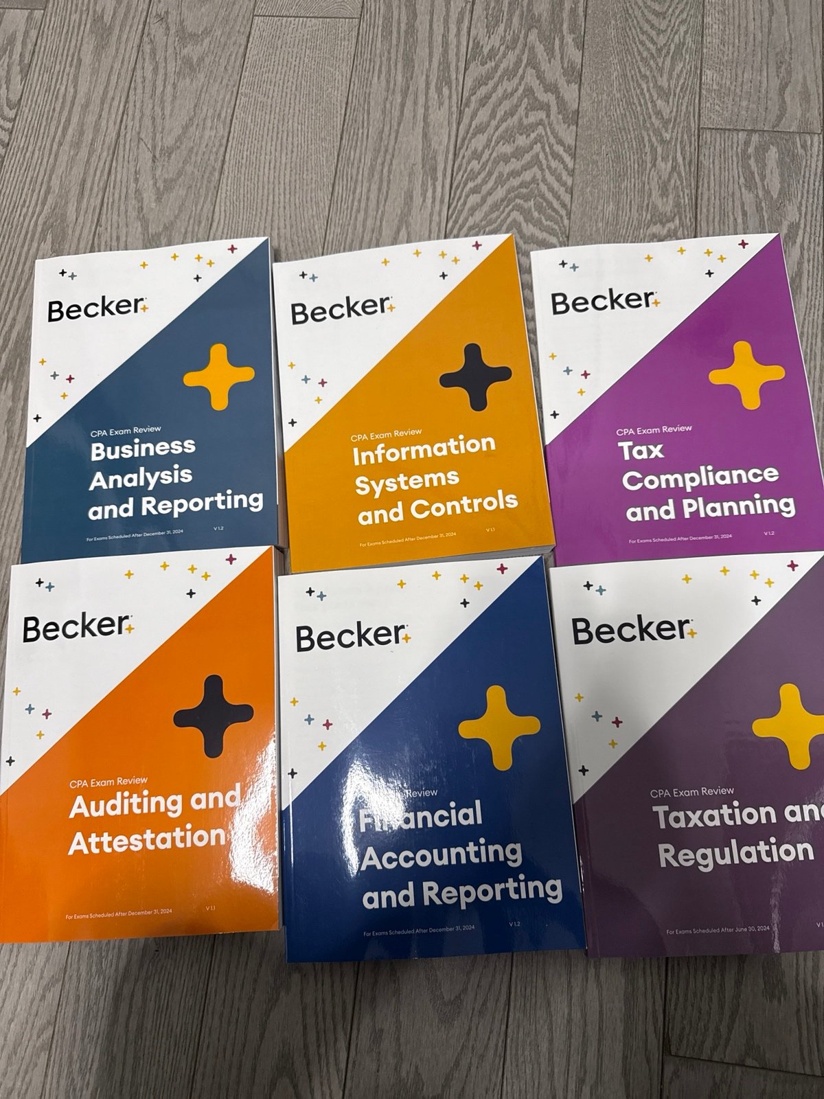 CPA exam review books
