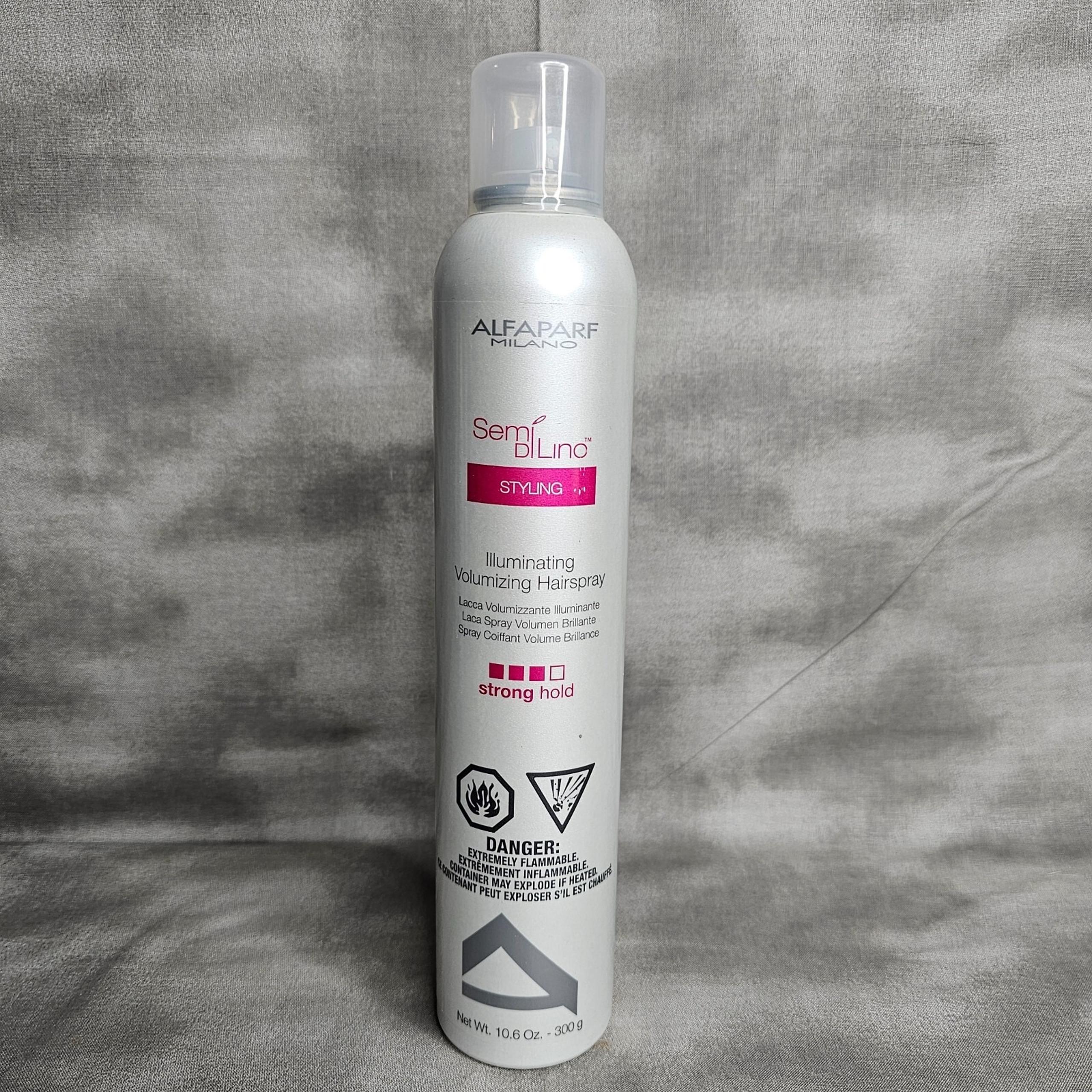 ALFAPARF Semi Di Lino Illuminating Volumizing Hairspray STRONG HOLD 10.6 oz HTF