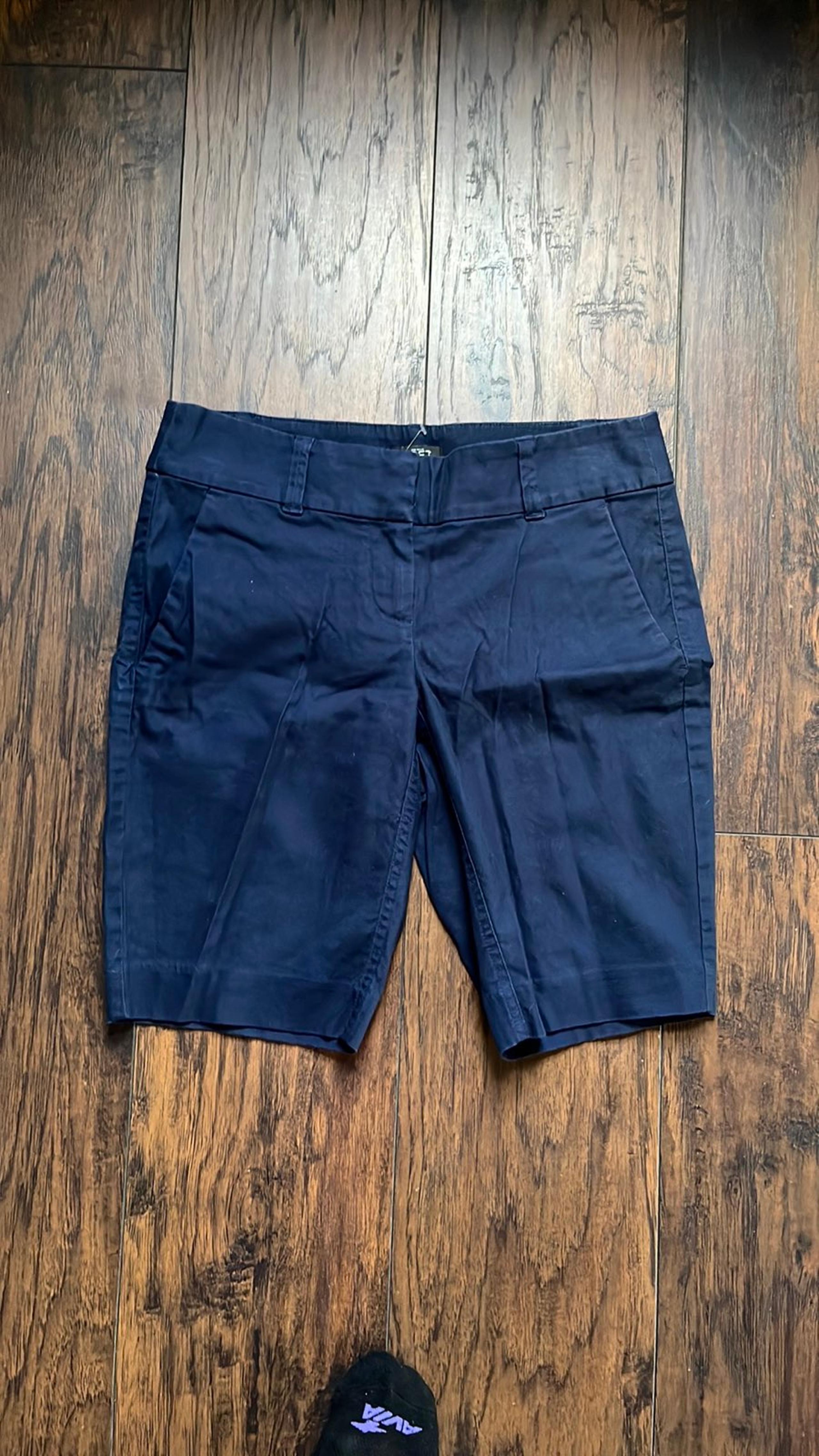 Ann Taylor Navy Bermuda Shorts
