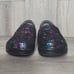 Alegria Rainbow Minnow Multi Colored Slip On Medical Clog Shoes Womens Size 36
