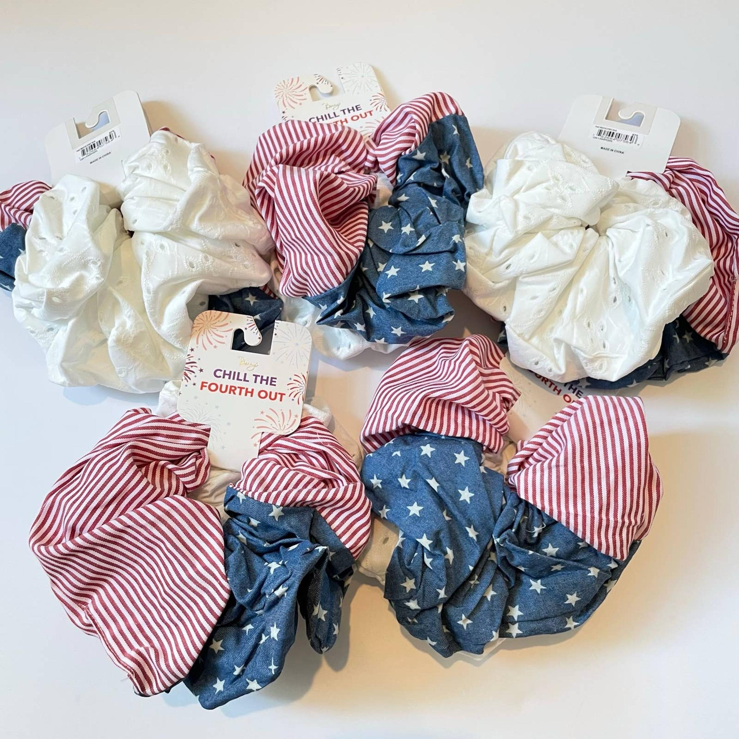 Hair Accessories Scrunchies Hair Elastics Hair Ties Stripes & Stars