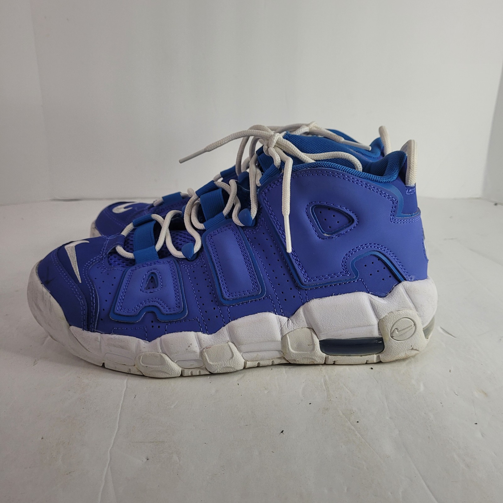 Nike Air More Uptempo Blue Sneakers Size 6.5Y