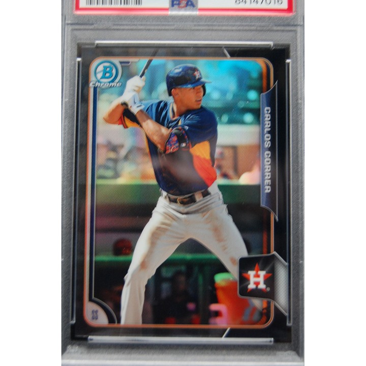 2015 Carlos Correa Bowman Chrome Prospects Asia Black