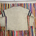 Mens XL Lambswool GAP Vintage Striped Arms Sweater Gray.