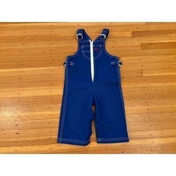 IZOD Lacoste Vintage Blue Overalls.