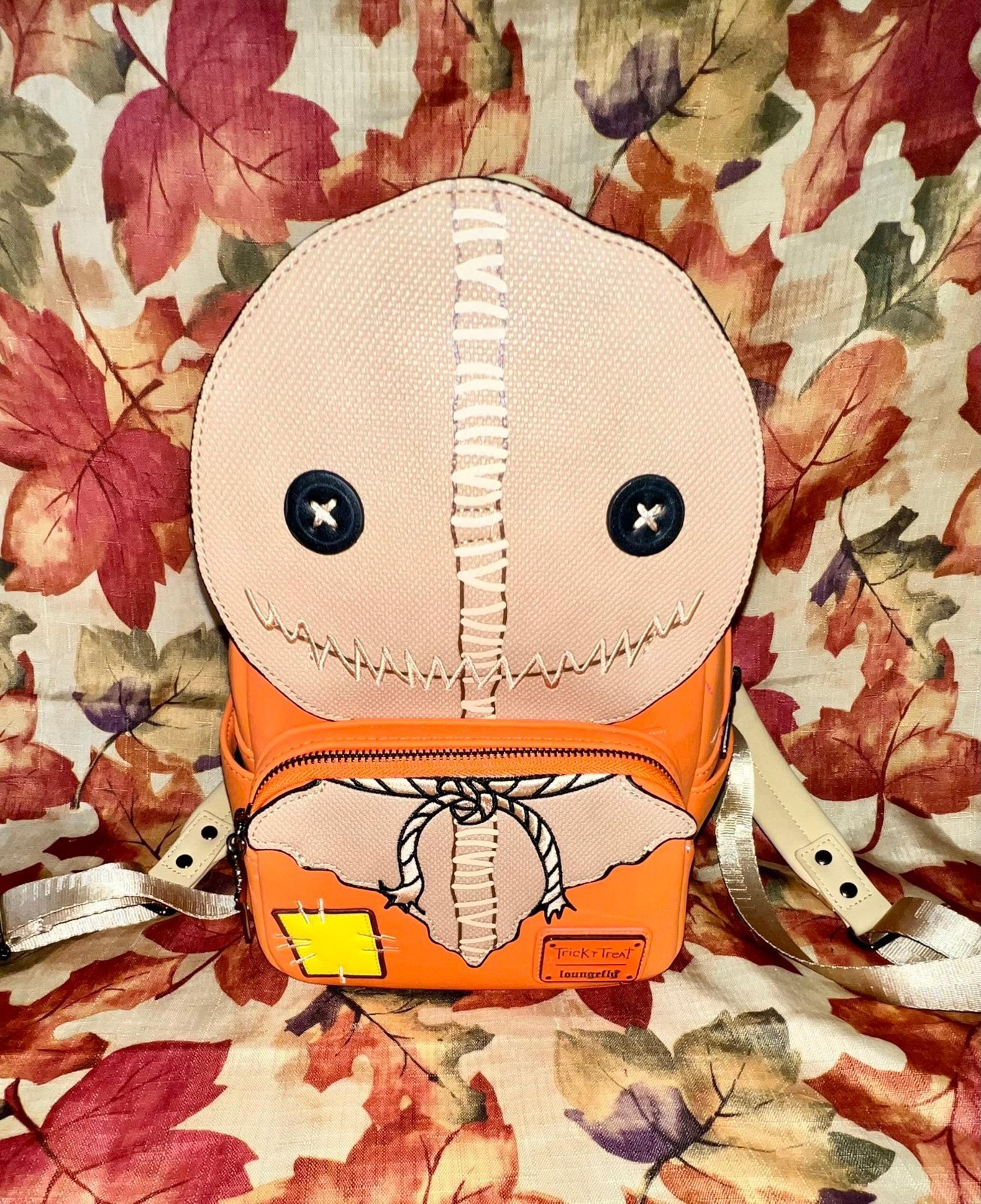 Loungefly Trick 'R Treat Sam Horror Movie Cosplay Mini Backpack Halloween Costum