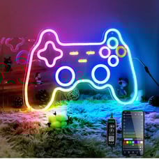 RGB Gamer Neon Sign Decor