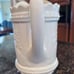 Vintage Ivory Ceramic Peacock Water Pitcher