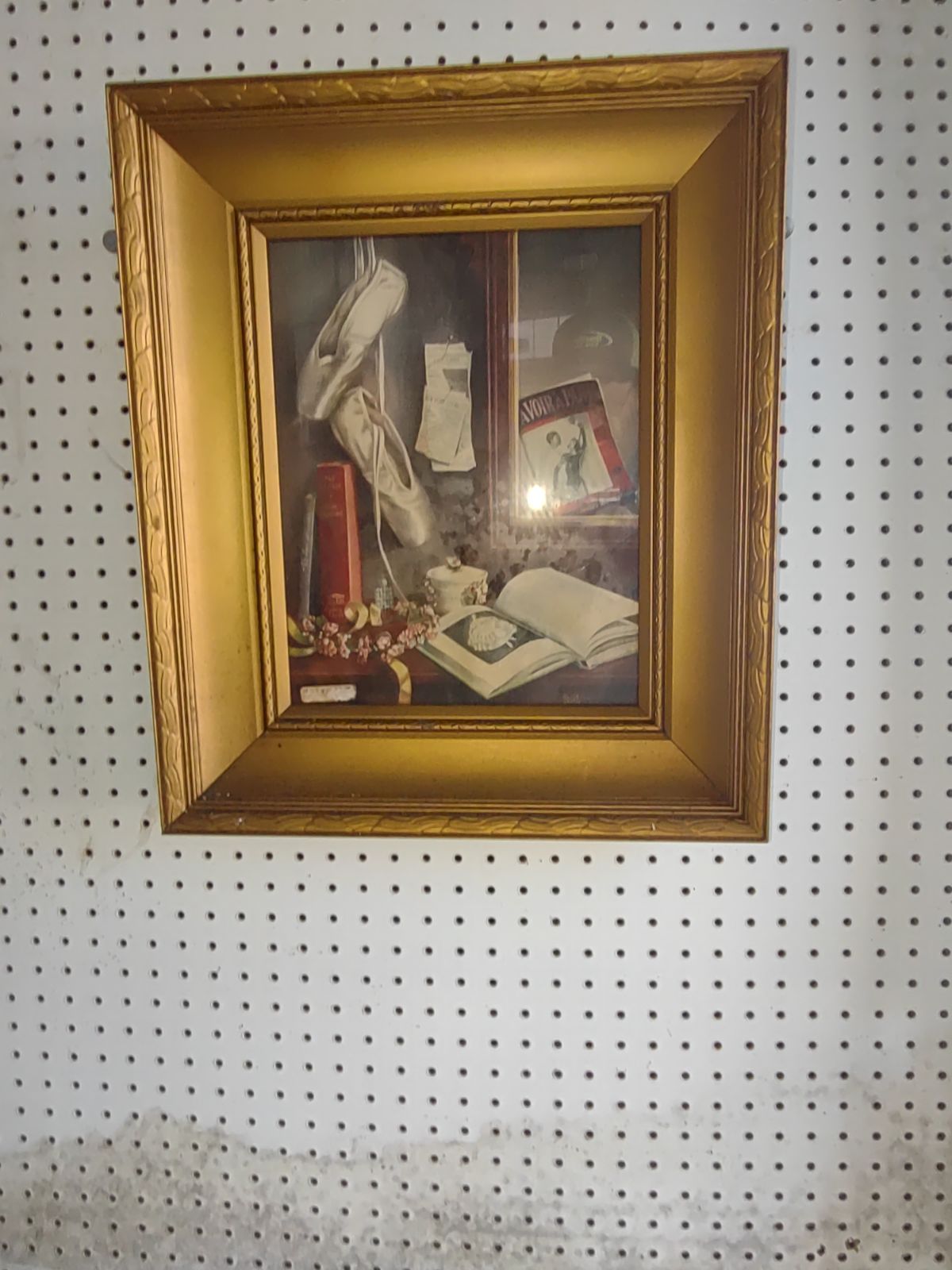 Victorian signed Alice Smith print 14x17 in. Correct frame