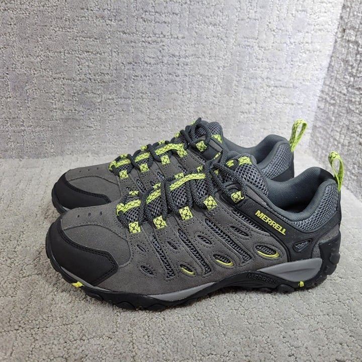 Merrell Crosslander 2 J035719 Mens Size US 9 Gray Low Top Lace Up Hiking Shoes