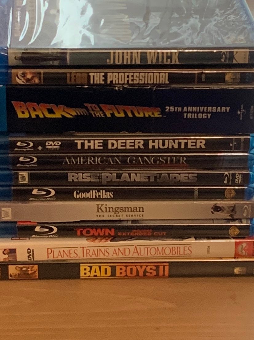 blu ray movies and dvd movies