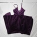 Velvet purple Maxi Dress