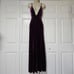 Velvet purple Maxi Dress