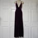 Velvet purple Maxi Dress