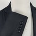 asos Mens 36R Sport Coat Black Poly Blend One Button Lined Vented