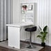 Wall Mounted Computer Desk Floating Writing Table White Foldable Cabinet Storage