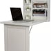 Wall Mounted Computer Desk Floating Writing Table White Foldable Cabinet Storage