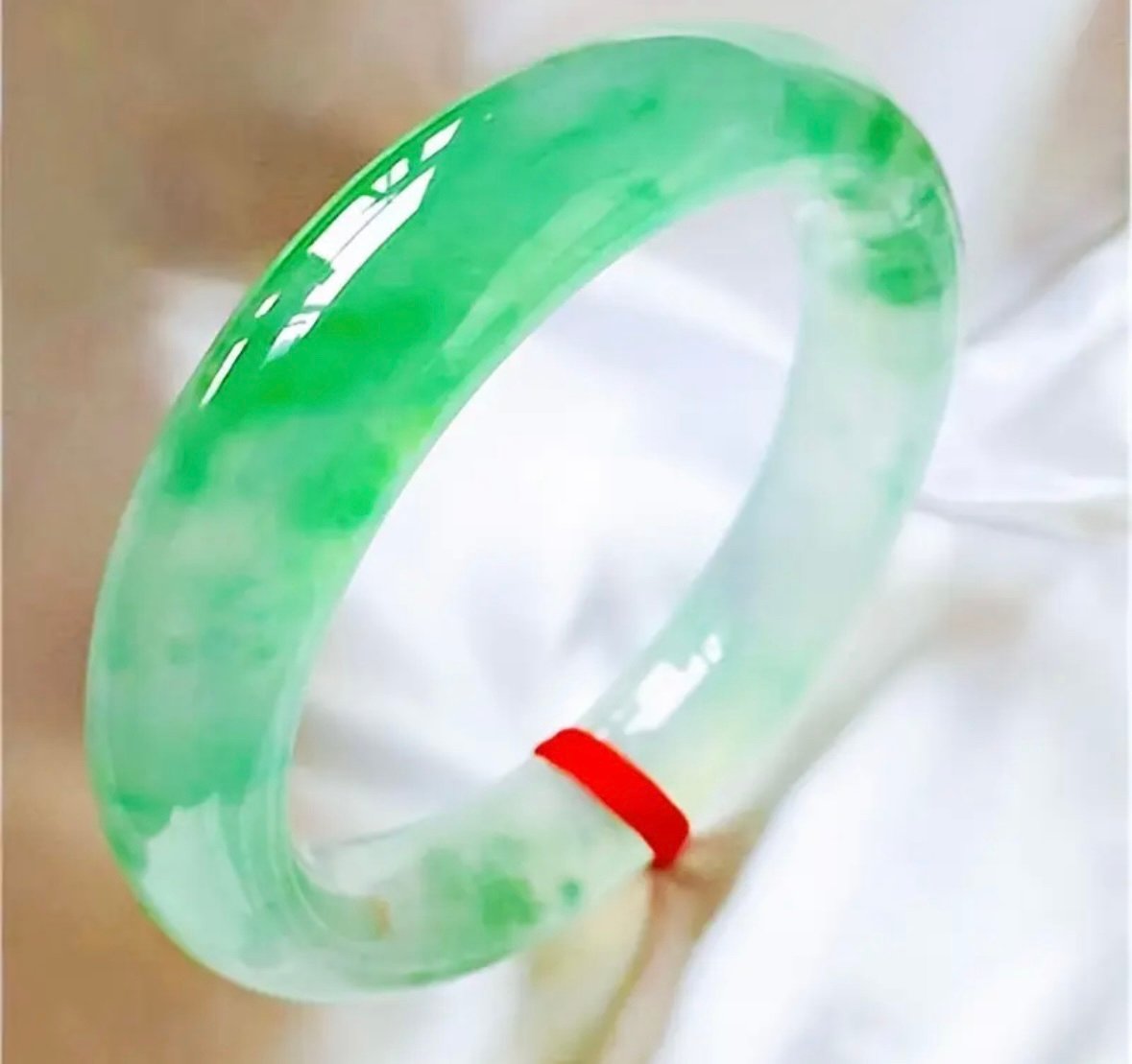 [Floating Flower Green Fashion Bracelet] Fashion Bracelet Ice Flower Floating Fl