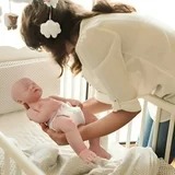 17 Full Silicone Reborn Baby Doll 100% silicone girl Kelsie