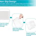 25 PCS Clear Plastic Drawer Organizers Set, 4-Size Versatile NEW