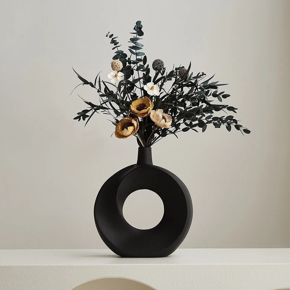 Ceramic Donut Vase