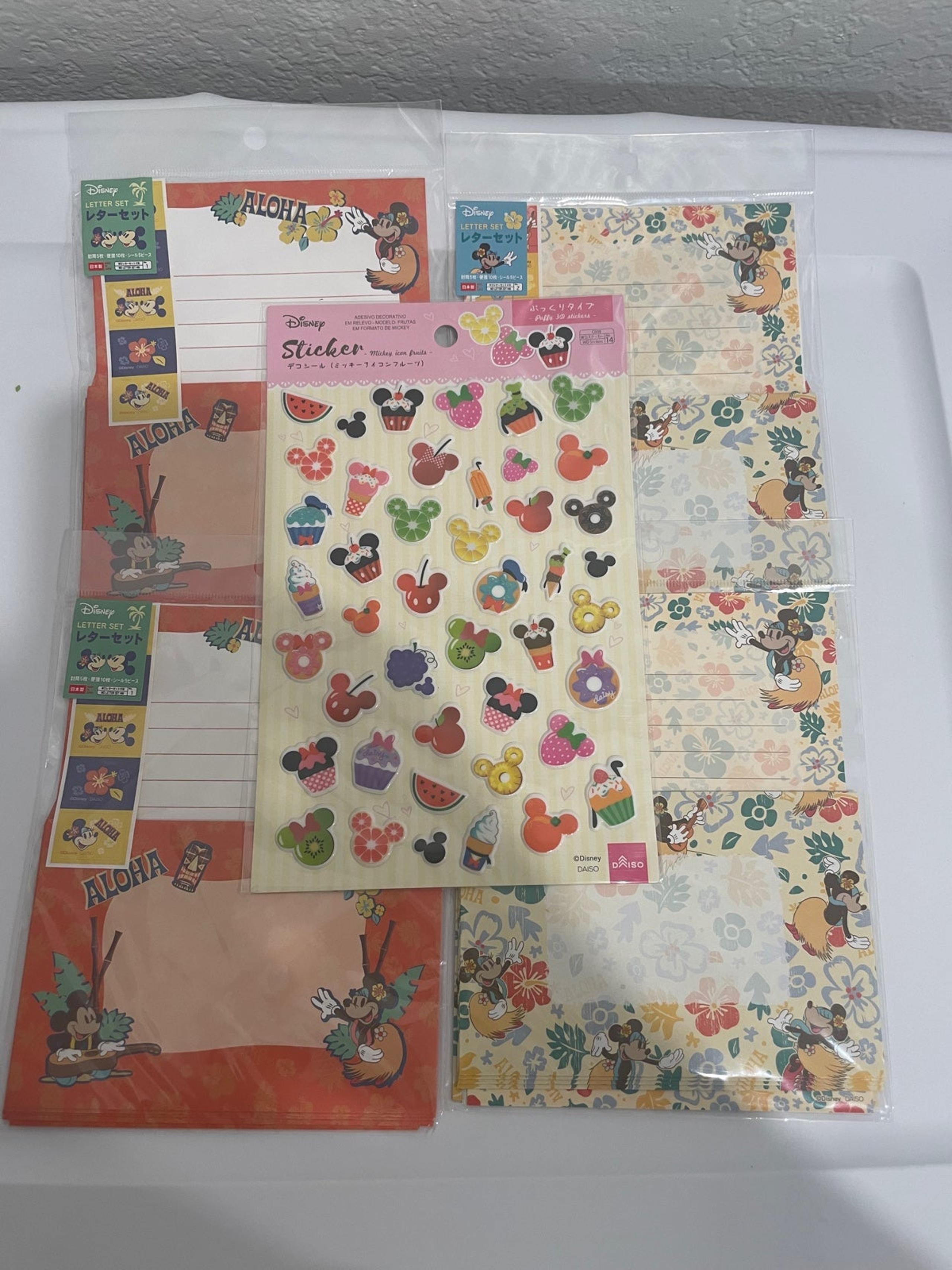 Mickey and Minnie stationery