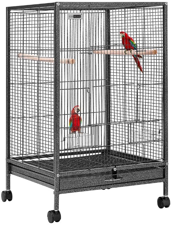 30 Inch Height Iron Bird Cage with Rolling Stand for Parrots the newest brands outlet online