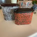 2 vintage 50s French brown and red lunch box