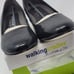 Walking Cradles Patent Leather Snakeskin Heels