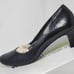 Walking Cradles Patent Leather Snakeskin Heels