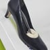 Walking Cradles Patent Leather Snakeskin Heels