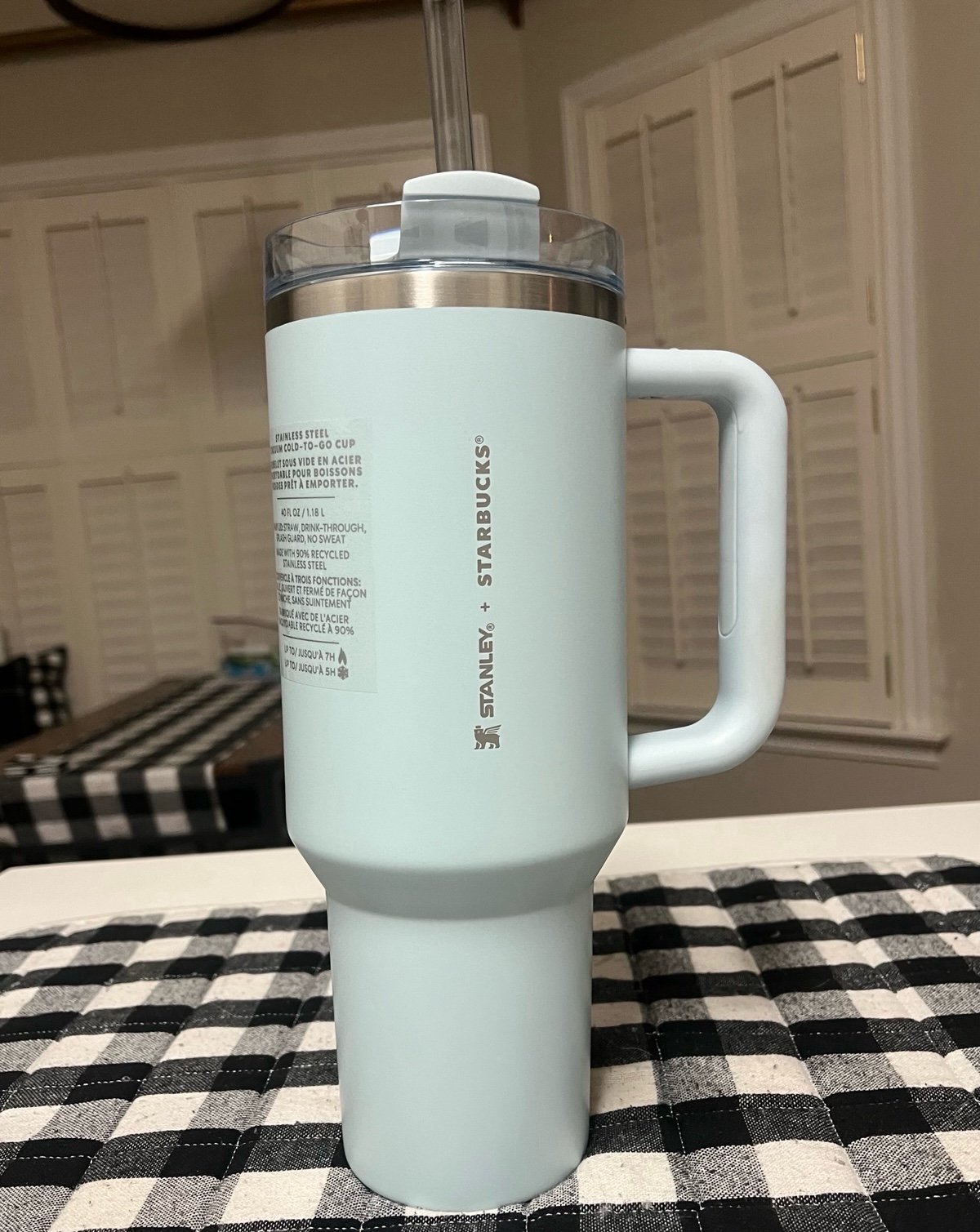 Stanley x Starbucks Spring Blue 40oz Quencher Tumbler