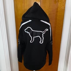 New VS PINK Sherpa Lined Hood Sweatshirt