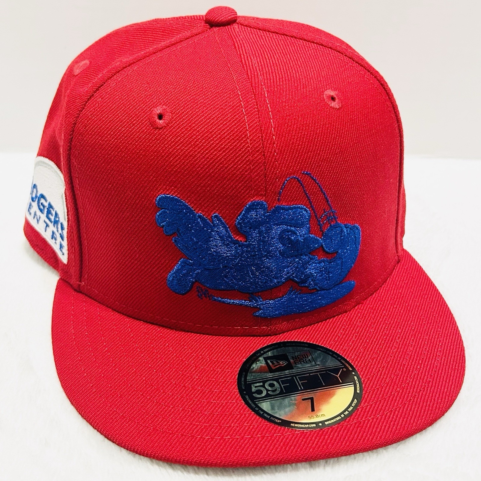 New Era Toronto Blue Jays Shadow Rogers Centre 59FIFTY Fitted Hat Cap Sz 7 Red
