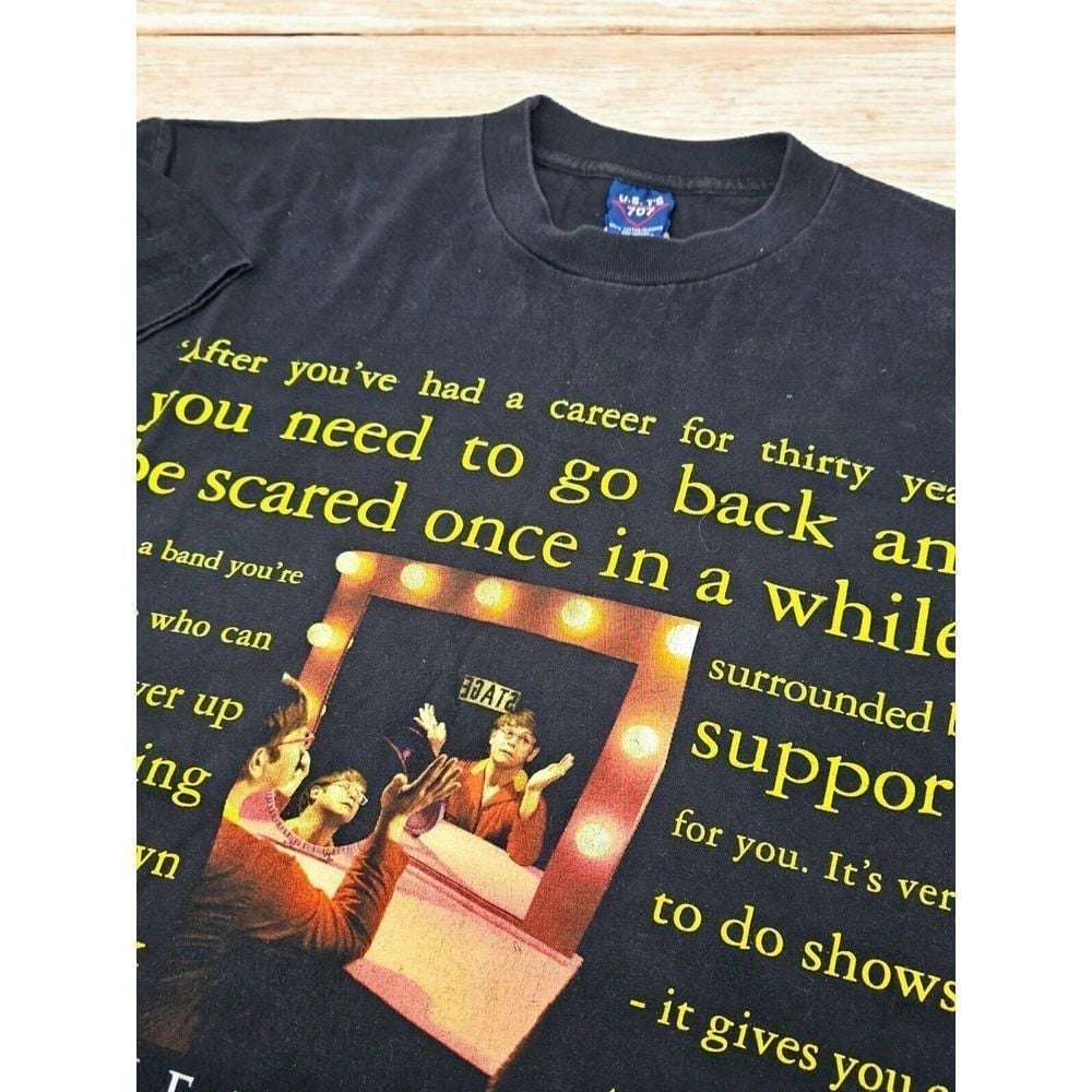 Vintage Elton John Shirt Size Large An Evening With USA Cities Tour Concert Tee
