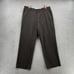 Banana Republic Dress Pants Adult 38x30 Brown Plaid Classic Fit WOOL Blend Men's